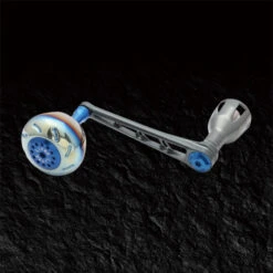 Livre Custom Power Reel Handle PW98-SL182(Shimano 18000SW – 20000SW Lefty) 2021 -Salty Water Tackle Gunmetal Blue