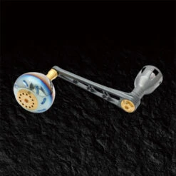 Livre Custom Power Reel Handle PW98-SL182(Shimano 18000SW – 20000SW Lefty) 2021 -Salty Water Tackle Gunmetal Gold