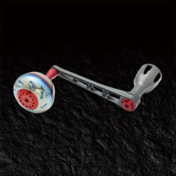 Livre Custom Power Reel Handle PW98-SL182(Shimano 18000SW – 20000SW Lefty) 2021 -Salty Water Tackle Gunmetal Red