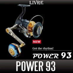 Livre Custom Power Reel Handle PW93-SL182(Shimano 18000SW – 20000SW Lefty)