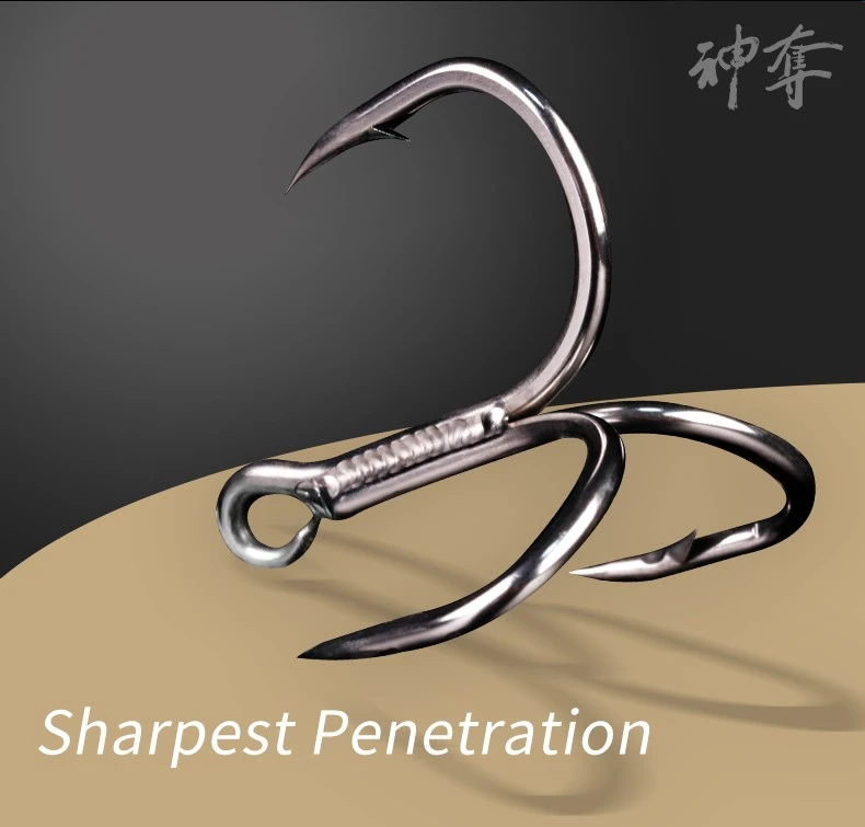 Centaur Villian Max Treble Hook Barbless 2 Centaur Villian Max Treble Hook Barbless - Image 2