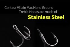 Centaur Villian Max Treble Hook Barbless 12 Centaur Villian Max Treble Hook Barbless -Salty Water Tackle p 1 2 8 4 9 12849 Centaur Villian Max Treble Hook Barbless