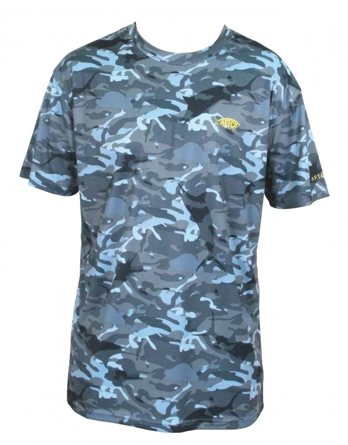 Aftco Caster Short Sleeve Sun Shirt M60107 1 Aftco Caster Short Sleeve Sun Shirt M60107
