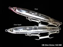 CB One Ozma HW 140 Sinking 9 CB One Ozma HW 140 Sinking -Salty Water Tackle p 6 9 1 1 6911 CB One Clear and Clear Squid