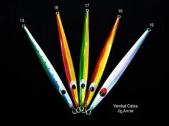 Yambal Cakra Jig Arrow -Salty Water Tackle p 7 8 3 8 7838 Yambal Cakra Jig Arrow Colour 15 16 17 18 and 19