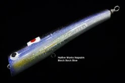 Native Works Napalm 250 Diving Popper 13 Native Works Napalm 250 Diving Popper -Salty Water Tackle p 8 4 5 1 8451 Native Works Napalm Black Back Blue