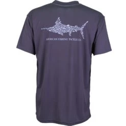 Aftco Jigfish Performance Sun Shirt Short Sleeve M60108 -Salty Water Tackle p 9 2 0 4 9204 Charcoal